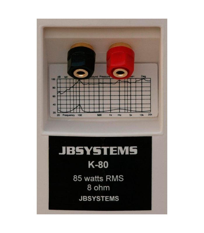 K-80 BLANCO ALTAVOCES 8" 85Wrms - 8Ohm JBSYSTEMS