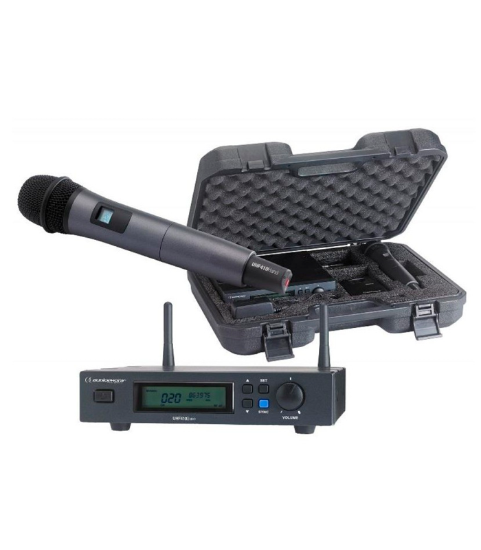 PACK UHF410 MICRÓFONO MANO F8 800MHZ AUDIOPHONY