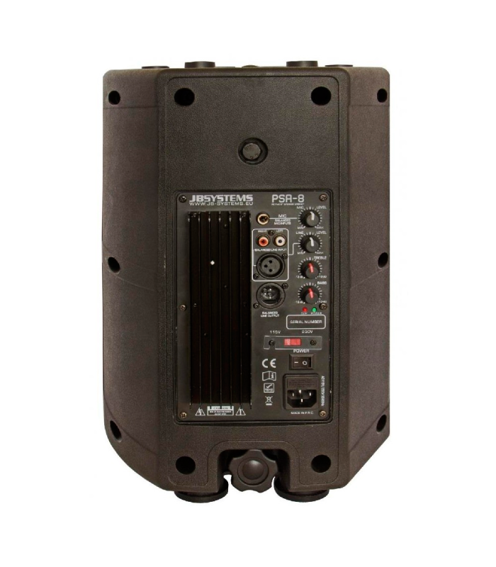 PSA-8 ALTAVOZ ACTIVO 8" 120W RMS JBSYSTEMS