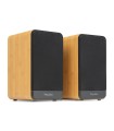 AUDIZIO BS10 ALTAVOCES ACTIVO + PASIVO DE ESTANTERÍA 40W Rms BT 4" (Bamboo)