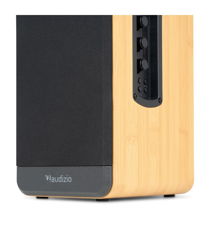 AUDIZIO BS10 ALTAVOCES ACTIVO + PASIVO DE ESTANTERÍA 40W Rms BT 4" (Bamboo)