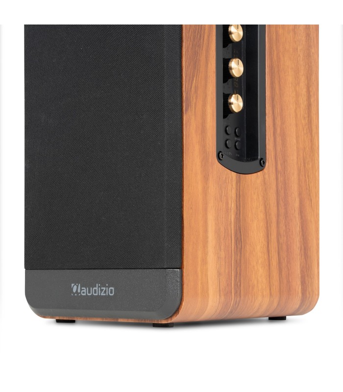 AUDIZIO BS10 ALTAVOCES ACTIVO + PASIVO DE ESTANTERÍA 40W Rms BT 4" (Madera)