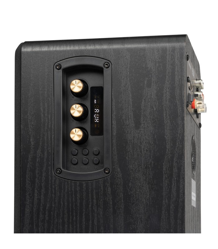 AUDIZIO BS10 ALTAVOCES ACTIVO + PASIVO DE ESTANTERÍA 40W Rms BT 4" (Negro)