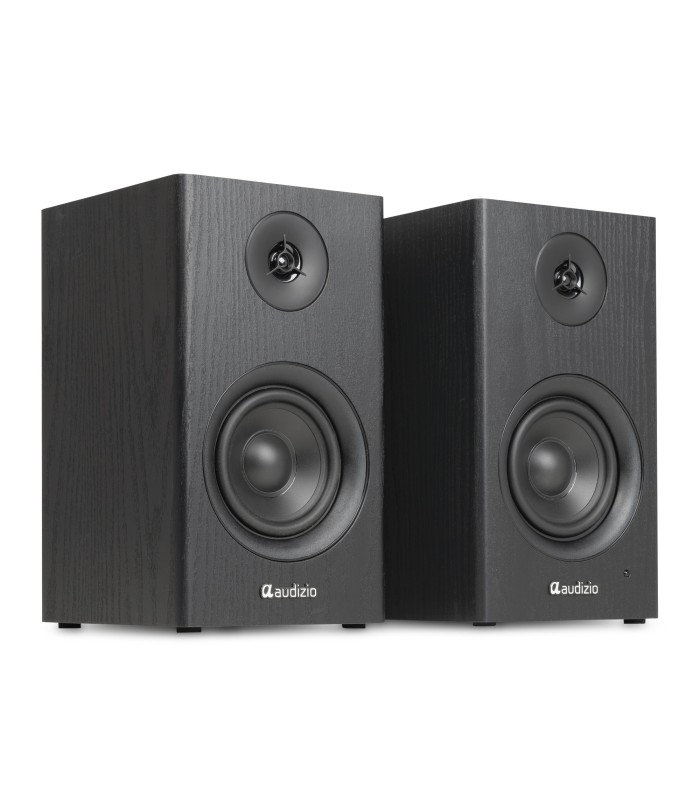 AUDIZIO BS15 ALTAVOCES ACTIVO + PASIVO DE ESTANTERÍA 30W Rms BT 4" (Negro)
