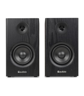 AUDIZIO BS15 ALTAVOCES ACTIVO + PASIVO DE ESTANTERÍA 30W Rms BT 4" (Negro)
