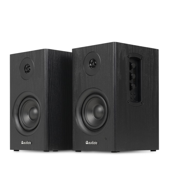 AUDIZIO BS15 ALTAVOCES ACTIVO + PASIVO DE ESTANTERÍA 30W Rms BT 4" (Negro)