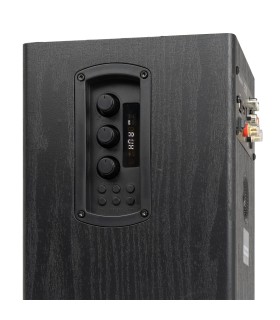AUDIZIO BS15 ALTAVOCES ACTIVO + PASIVO DE ESTANTERÍA 30W Rms BT 4" (Negro)