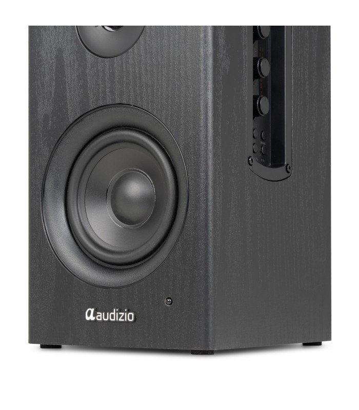 AUDIZIO BS15 ALTAVOCES ACTIVO + PASIVO DE ESTANTERÍA 30W Rms BT 4" (Negro)
