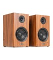 AUDIZIO BS15 ALTAVOCES ACTIVO + PASIVO DE ESTANTERÍA 30W Rms BT 4" (Madera)