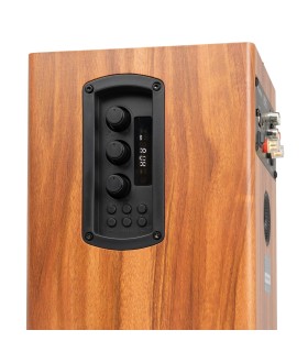 AUDIZIO BS15 ALTAVOCES ACTIVO + PASIVO DE ESTANTERÍA 30W Rms BT 4" (Madera)