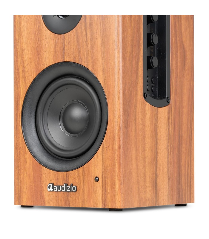 AUDIZIO BS15 ALTAVOCES ACTIVO + PASIVO DE ESTANTERÍA 30W Rms BT 4" (Madera)