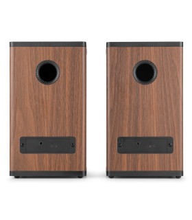 AUDIZIO BS20 ALTAVOCES ACTIVOS DE ESTANTERÍA CON BATERÍA 50W Rms BT 4" (Madera)