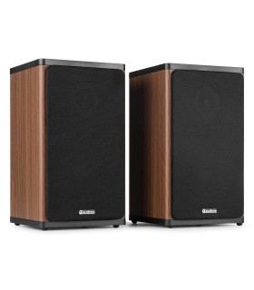 AUDIZIO BS20 ALTAVOCES ACTIVOS DE ESTANTERÍA CON BATERÍA 50W Rms BT 4" (Madera)
