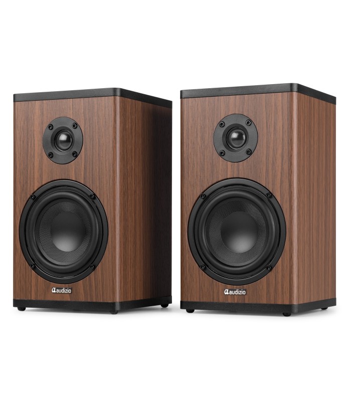 AUDIZIO BS20 ALTAVOCES ACTIVOS DE ESTANTERÍA CON BATERÍA 50W Rms BT 4" (Madera)