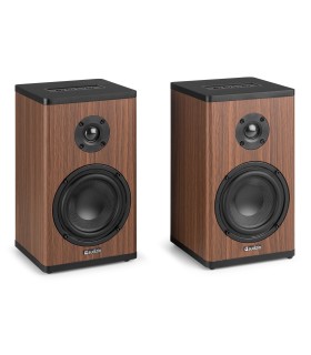 AUDIZIO BS20 ALTAVOCES ACTIVOS DE ESTANTERÍA CON BATERÍA 50W Rms BT 4" (Madera)