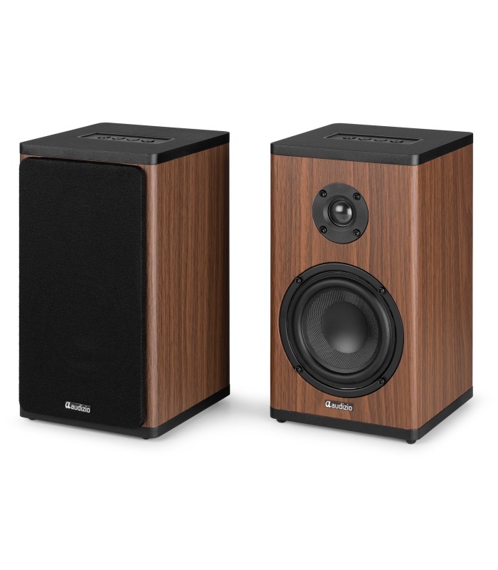 AUDIZIO BS20 ALTAVOCES ACTIVOS DE ESTANTERÍA CON BATERÍA 50W Rms BT 4" (Madera)