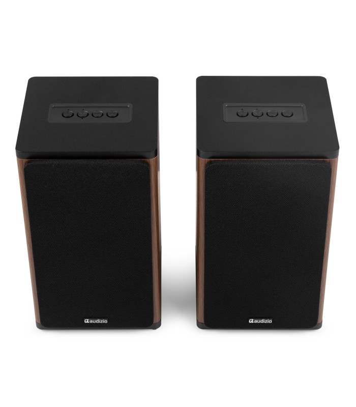 AUDIZIO BS20 ALTAVOCES ACTIVOS DE ESTANTERÍA CON BATERÍA 50W Rms BT 4" (Madera)