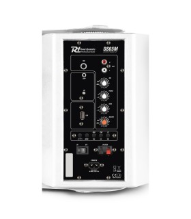 POWER DYNAMICS DS65MW ALTAVOCES ACTIVO + PASIVO SATÉLITES 60W Rms BT 6.5" (Blanco)