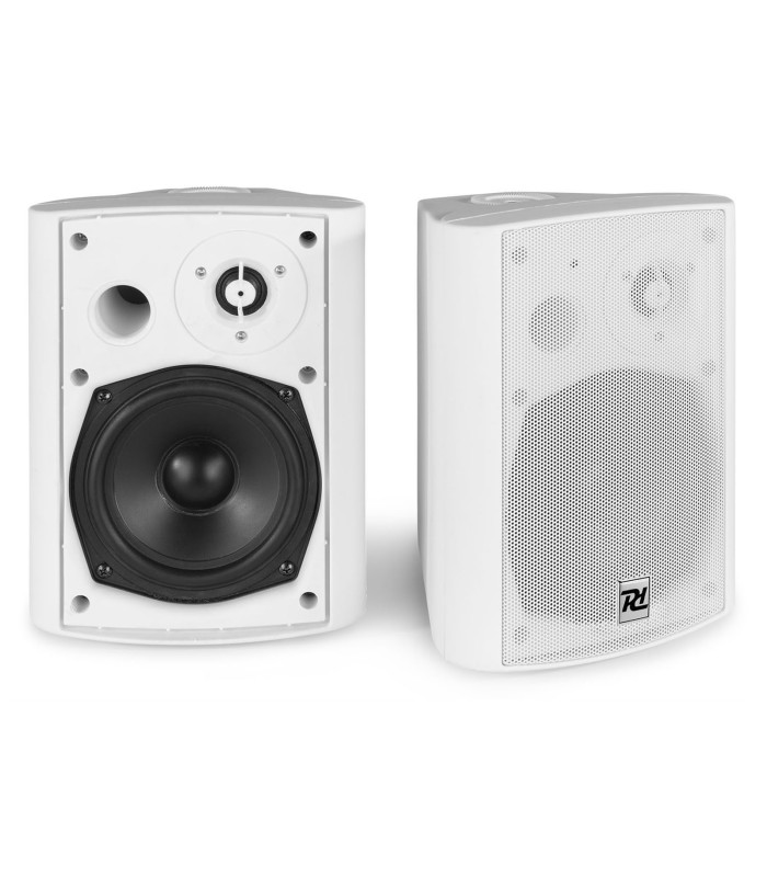 POWER DYNAMICS DS65MW ALTAVOCES ACTIVO + PASIVO SATÉLITES 60W Rms BT 6.5" (Blanco)