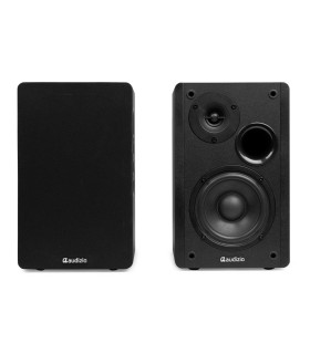 AUDIZIO KS01 ALTAVOCES ACTIVO + PASIVO DE ESTANTERÍA 40W Rms BT 4" (Negro)