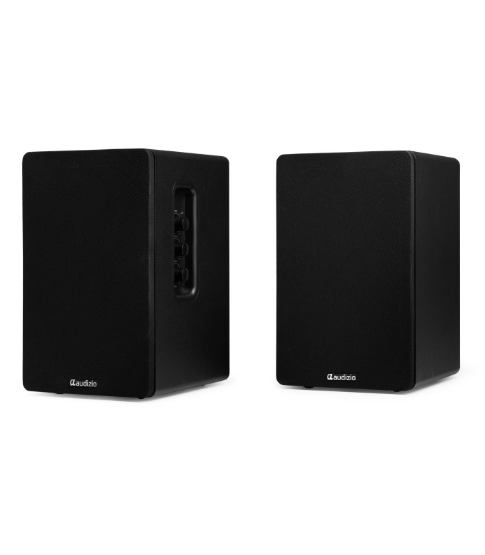 AUDIZIO KS01 ALTAVOCES ACTIVO + PASIVO DE ESTANTERÍA 40W Rms BT 4" (Negro)