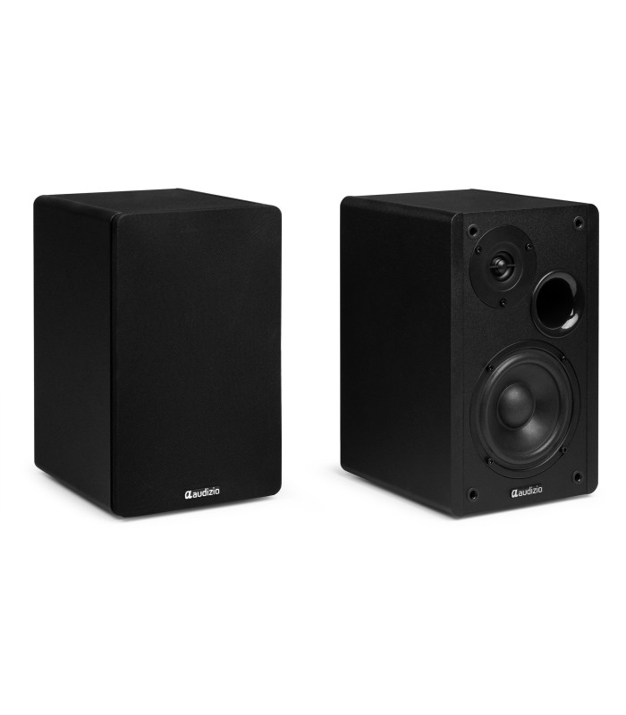AUDIZIO KS01 ALTAVOCES ACTIVO + PASIVO DE ESTANTERÍA 40W Rms BT 4" (Negro)