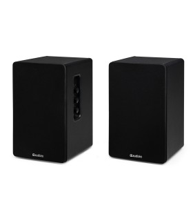 AUDIZIO KS01 ALTAVOCES ACTIVO + PASIVO DE ESTANTERÍA 40W Rms BT 4" (Negro)