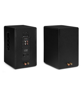 AUDIZIO KS01 ALTAVOCES ACTIVO + PASIVO DE ESTANTERÍA 40W Rms BT 4" (Negro)