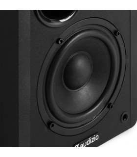 AUDIZIO KS01 ALTAVOCES ACTIVO + PASIVO DE ESTANTERÍA 40W Rms BT 4" (Negro)