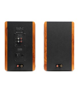 AUDIZIO KS01B ALTAVOCES ACTIVO + PASIVO DE ESTANTERÍA 60W Rms BT 4" (Madera)