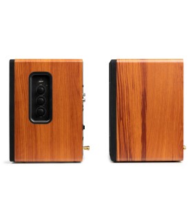 AUDIZIO KS01B ALTAVOCES ACTIVO + PASIVO DE ESTANTERÍA 60W Rms BT 4" (Madera)