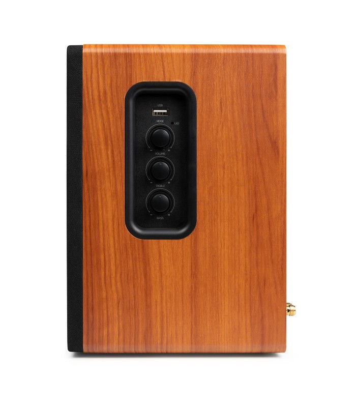 AUDIZIO KS01B ALTAVOCES ACTIVO + PASIVO DE ESTANTERÍA 60W Rms BT 4" (Madera)