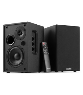 AUDIZIO KS02 ALTAVOCES ACTIVO + PASIVO DE ESTANTERÍA 40W Rms BT 4" (Negro)