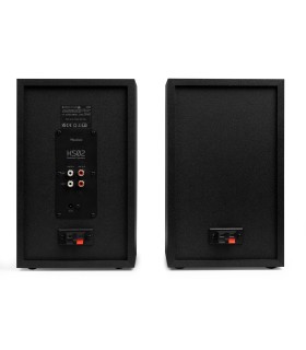 AUDIZIO KS02 ALTAVOCES ACTIVO + PASIVO DE ESTANTERÍA 40W Rms BT 4" (Negro)