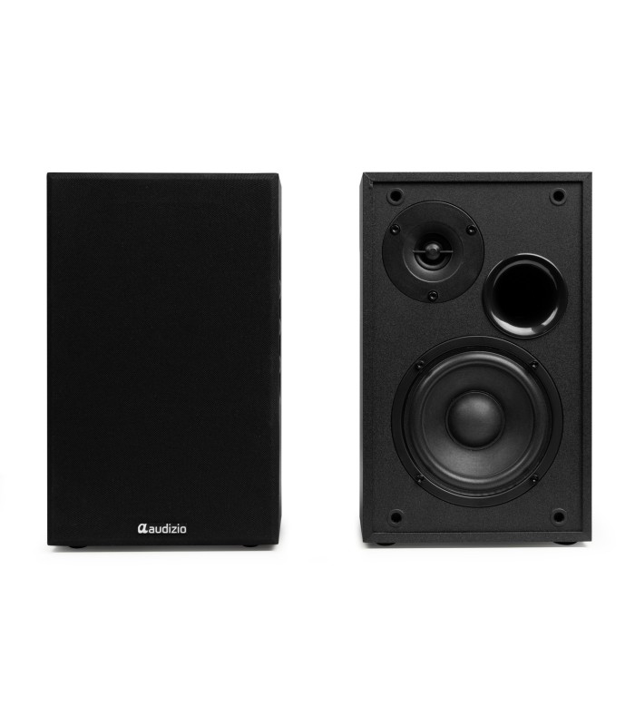 AUDIZIO KS02 ALTAVOCES ACTIVO + PASIVO DE ESTANTERÍA 40W Rms BT 4" (Negro)