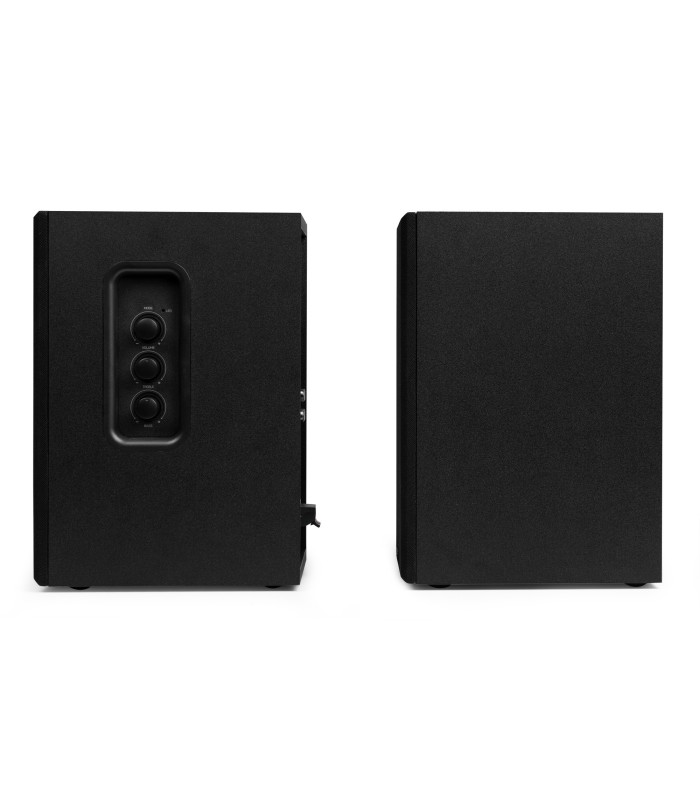 AUDIZIO KS02 ALTAVOCES ACTIVO + PASIVO DE ESTANTERÍA 40W Rms BT 4" (Negro)