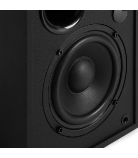 AUDIZIO KS02 ALTAVOCES ACTIVO + PASIVO DE ESTANTERÍA 40W Rms BT 4" (Negro)