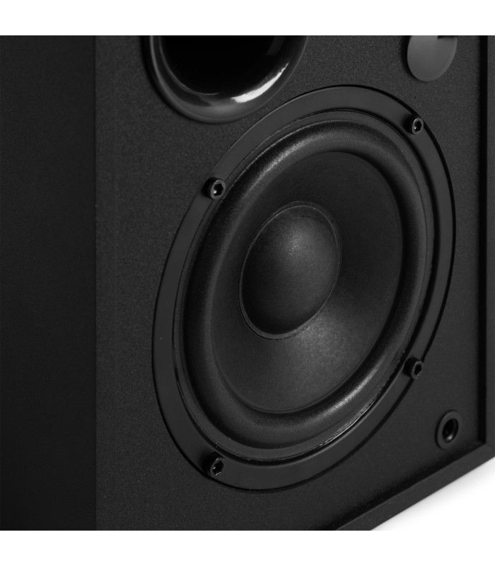 AUDIZIO KS02 ALTAVOCES ACTIVO + PASIVO DE ESTANTERÍA 40W Rms BT 4" (Negro)