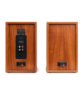 AUDIZIO KS02 ALTAVOCES ACTIVO + PASIVO DE ESTANTERÍA 40W Rms BT 4" (Madera)