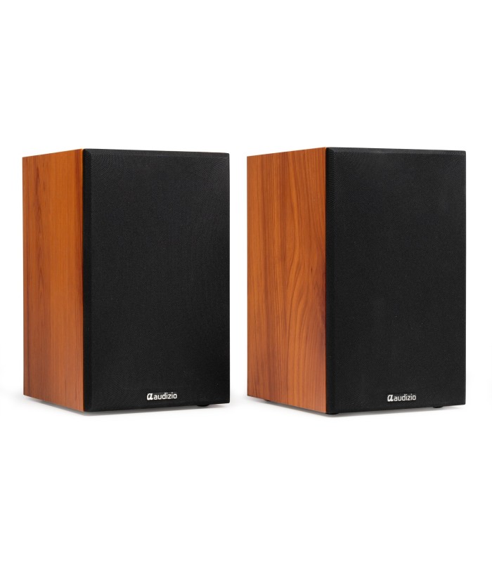 AUDIZIO KS02 ALTAVOCES ACTIVO + PASIVO DE ESTANTERÍA 40W Rms BT 4" (Madera)