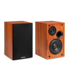 AUDIZIO KS02 ALTAVOCES ACTIVO + PASIVO DE ESTANTERÍA 40W Rms BT 4" (Madera)