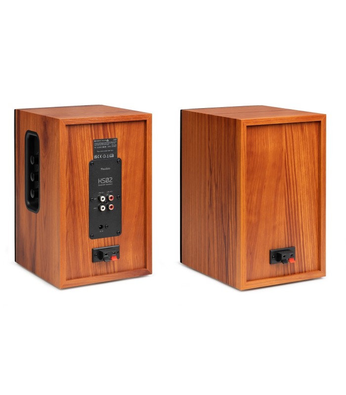 AUDIZIO KS02 ALTAVOCES ACTIVO + PASIVO DE ESTANTERÍA 40W Rms BT 4" (Madera)