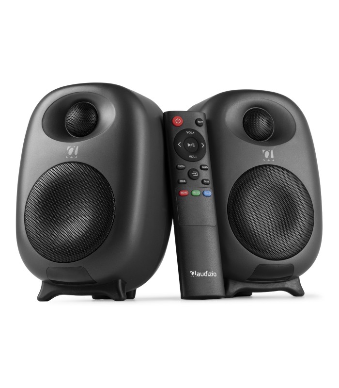 AUDIZIO RS60 ALTAVOCES ACTIVO + PASIVO DE ESTANTERÍA 60W Rms BT 3" (Negro)