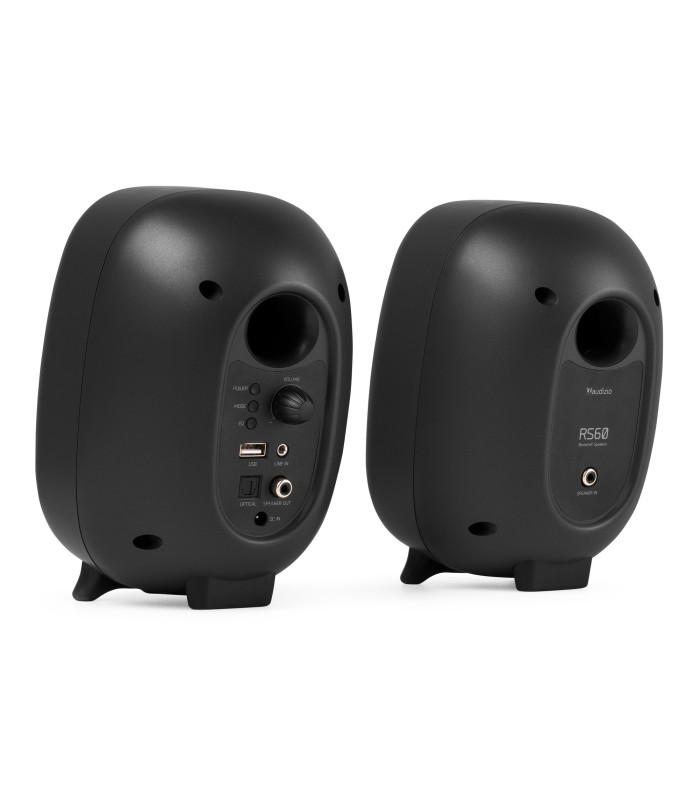 AUDIZIO RS60 ALTAVOCES ACTIVO + PASIVO DE ESTANTERÍA 60W Rms BT 3" (Negro)