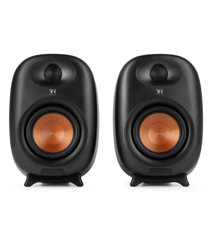 AUDIZIO RS80 ALTAVOCES ACTIVO + PASIVO DE ESTANTERÍA 80W Rms BT 4" (Negro)