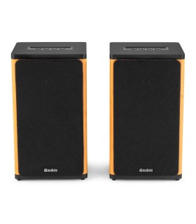 AUDIZIO BS20 ALTAVOCES ACTIVOS DE ESTANTERÍA CON BATERÍA 50W Rms BT 4" (Bambú)