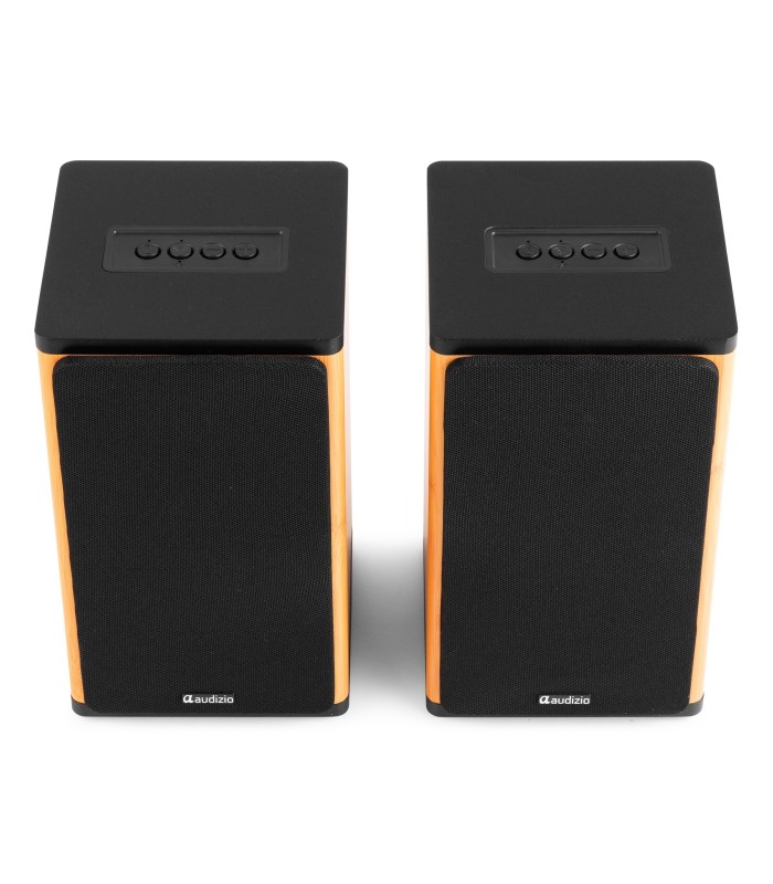 AUDIZIO BS20 ALTAVOCES ACTIVOS DE ESTANTERÍA CON BATERÍA 50W Rms BT 4" (Bambú)