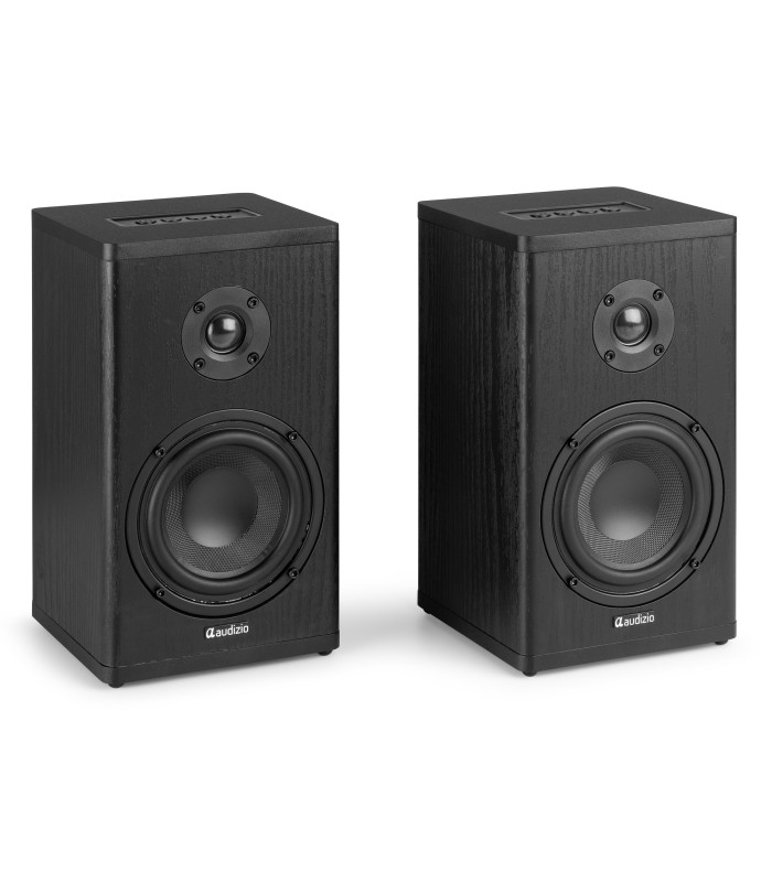 AUDIZIO BS20 ALTAVOCES ACTIVOS DE ESTANTERÍA CON BATERÍA 50W Rms BT 4" (Antracita)