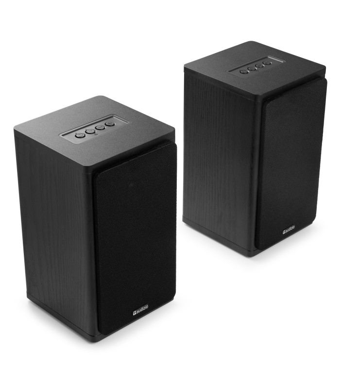 AUDIZIO BS20 ALTAVOCES ACTIVOS DE ESTANTERÍA CON BATERÍA 50W Rms BT 4" (Antracita)