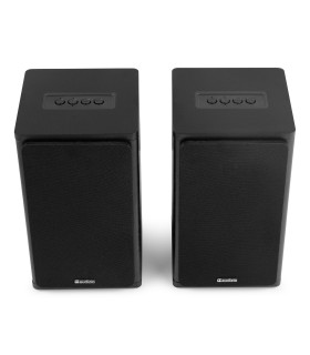 AUDIZIO BS20 ALTAVOCES ACTIVOS DE ESTANTERÍA CON BATERÍA 50W Rms BT 4" (Antracita)